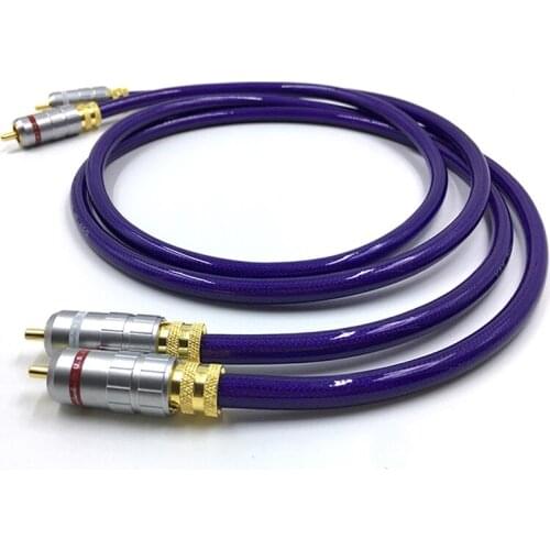 Hifi Audio Amplifier CD DVD player Van Den Hul VDH Hybrid RCA Audio Interconnect Cable