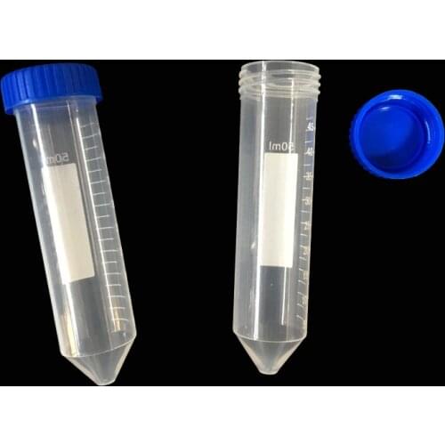 50pcs Lab Supplies 50ml Plastic Centrifuge Tubes Conical Large Capacity Centrifuge Test Tube