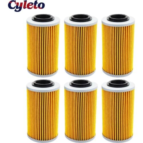 2/4/6 Pcs Motorcycle Engine Parts Oil Filter for CANAM CAN AM RSS RTS RS RT GS 990 998 SE5 SM5 2008 2009 2010 2011 2012 2013