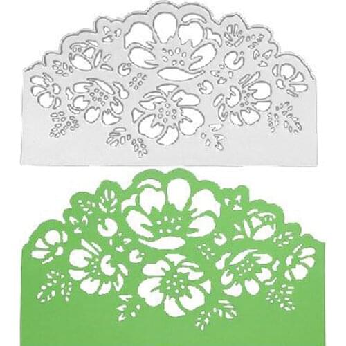 Craft dies Flower Leaf Background Frame Metal Cutting Dies Diy Scrapbooking dies Embossing Die Cut Paper Card Album Stencil dies