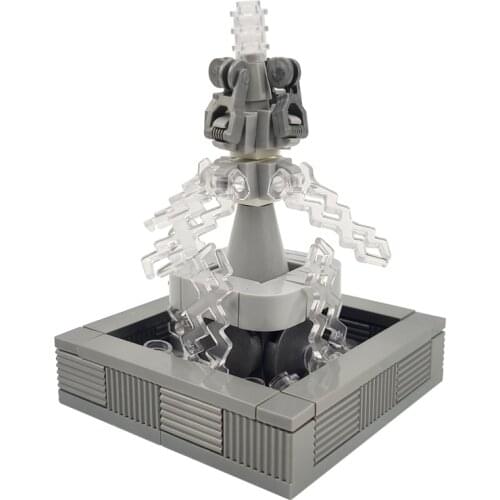 Creator City Fountain Model Grey Street View Accessories Kids Toys For Children Compatible City Building Blocks Christmas Gifts