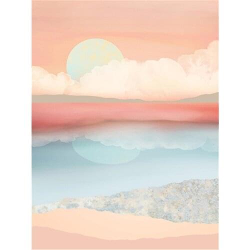 Landscape Mountain DIY Cross Stitch 11CT Embroidery Kits Craft Needlework Set Printed Canvas Cotton Thread Home Sale