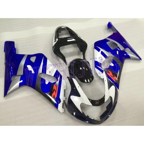 Fairing GSXR600 GSXR750 GSXR1000 2000 Fairing Kits GSXR600 GSXR750 GSXR1000 01 00 Blue White Black 2000 - 2003 K1-2