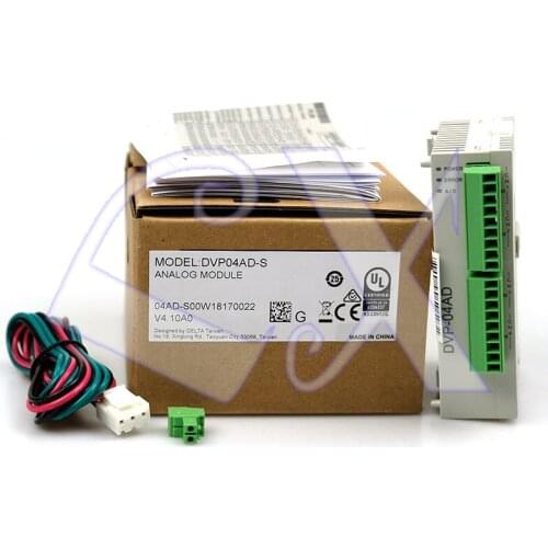 Delta Original Full New PLC Analog module DVP04AD-S PLC 4AI Analog Module in box