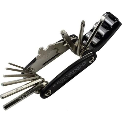Portable 16 In 1 Multifunction Tools Bicycle Repair Kit Hex Spoke Cycling Screwdriver For Mtb Mountain Road Bike