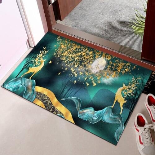 Anti-slip Carpet Indoor Printed Decoration Rugs Living Room Bedroom Bedside Bay Window Floor Decor Mat bedroom decor style20