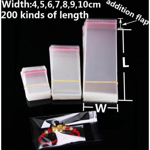 Transparent Self Adhesive Seal OPP Plastic Bag for Cookies Candy Packaging Bags Party Pouch Christma Clear Gift Bag Small Baggie