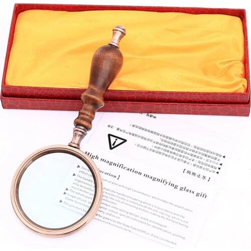 Handheld 10X Magnifying Glasses for Seniors Kids Book Newspaper Reading