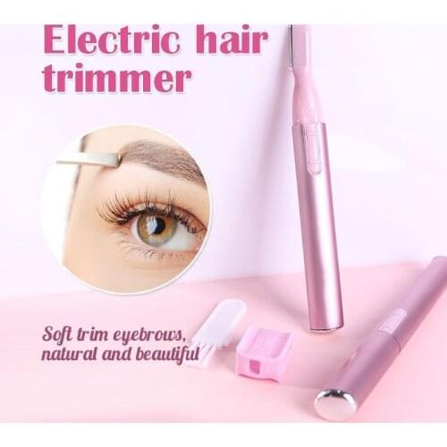 Hair Remover Electric Eyebrow Trimmer Scissors Men Shaving Cutting Machine Lady Make up Shaver Mini Razor For Women
