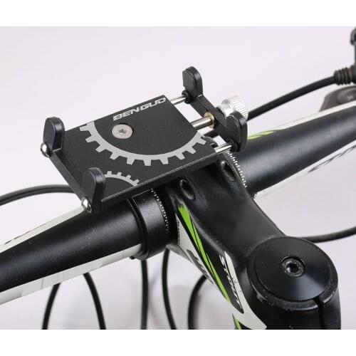 Universal Magnet Phone Mount Mobile Cell Phone Bicycle Mobile Phone Holder Aluminum Alloy Fixed Phone Gps Bracket Stand Riding