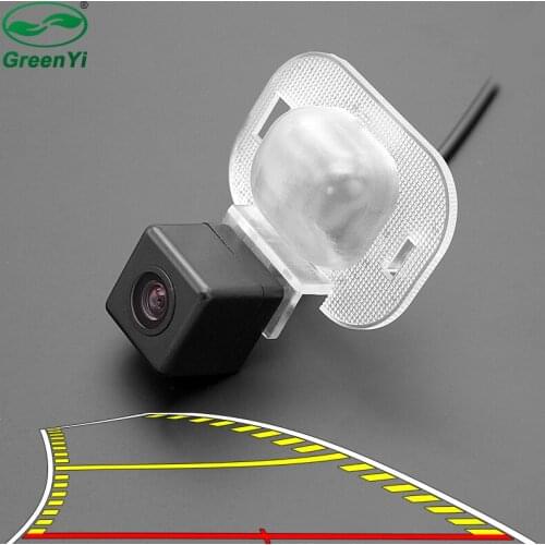 Vehicle Dynamic Trajectory Parking Line Car Reverse Backup Rear View Camera For Hyundai Verna Solaris Sedan KIA K2 K3 FORTE