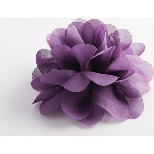 Vintage Handmade Chiffon Organza Lace Fabric Flower Brooches Women Jewelry Rose Pins Hair Decoration Accessories for Badge