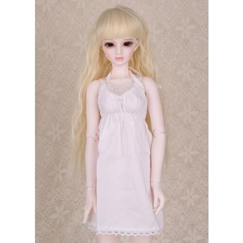 Top Quanlity 1/3 1/4 1/6 BJD Dolls White Pajamas Dress Nightcloth For Girs SD BJD Doll Doll Accessories