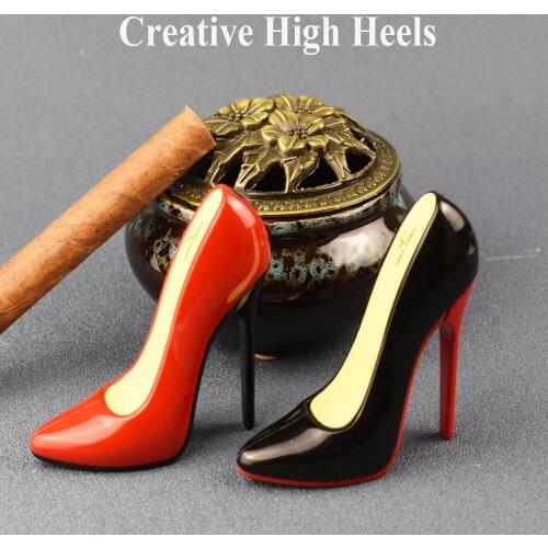 Cute Sexy Gas Torch Lighter Dropship Suppliers Creative High Heels Butane Lighters Smoking Accessories Gifts For Men Women