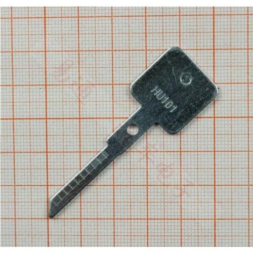 HU101 Engraved Line Scale Shearing Teeth Blank Car Key Lock For Ford Land Rover Chery Volvo XC60 Locksmith Tool ( LISHI 2 in1)