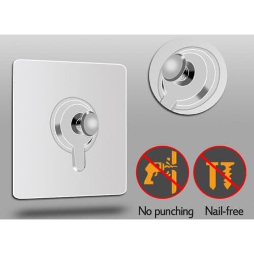 4Pcs Nail Minimalist Photo Key Painting Photo Frame Hanging Hook Wall Hooks Decorative Bathroom Wall Strong Suction Cup Sticking