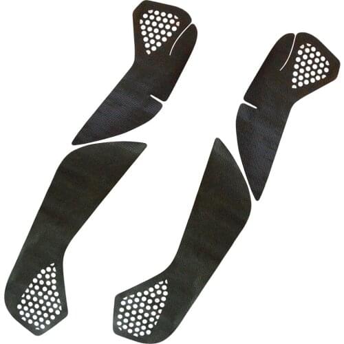 4pcs/Set Carbon Fiber Style PVC Door Anti Kick Pad Sticker Trim Decoration Fit for Toyota Corolla Hatchback 2019 2020 2021