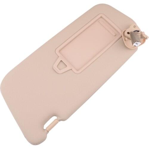 Car Left Side Beige Sun Visor Makeup Mirror Fit for Hyundai Accent 2006 2007 2008 2009 2010