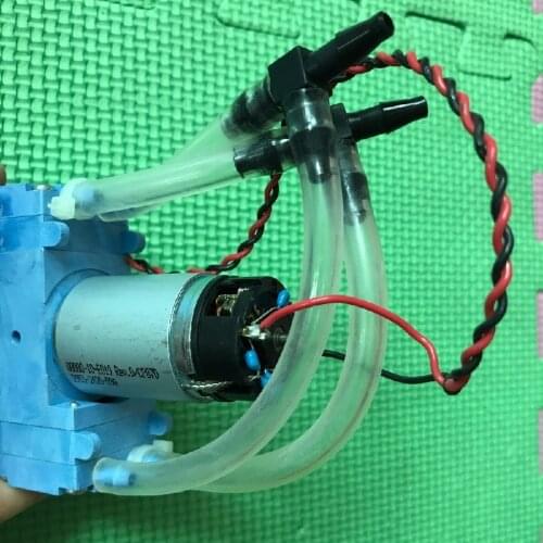Fast shipping Free shipping American Parker miniature brush double diaphragm pump Vacuum pump Air pump D861-22-01 12VDC