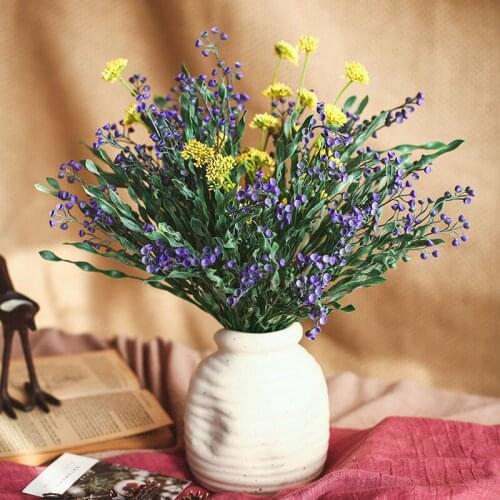 Simulation Convallaria Fake Flower 40cm Landscape Green Plants Leaves Flower Arrangements Bedroom Living Room Desktop Decoration