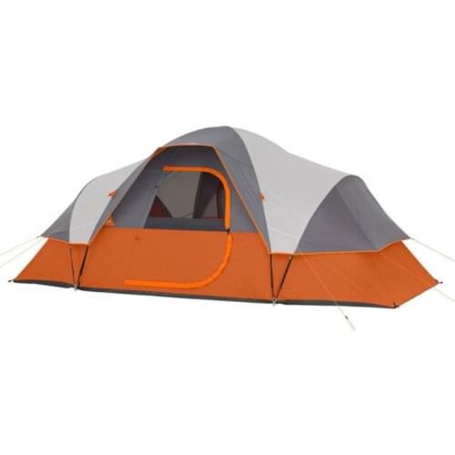 Factory sell Wormhole airpole 2-8 people Tent for Family team large waterproof camping tent two room one hall