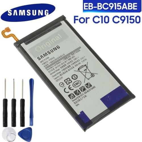 Original Replacement Battery EB-BC915ABE For SAMSUNG GALAXY C10 C9150 Genuine Phone Battery 4000mAh