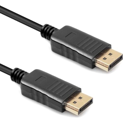 DP Male To DP Male Cable DisplayPort To DisplayPort Adapter Connector For PC Computer HDTV Projector Video Cable 1.8m