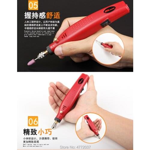 Carve Tool Metal Engraver with Diamond Tip Bit for Jewellery Stone Wood Glass Leather Plastic Electric Engraving Pen
