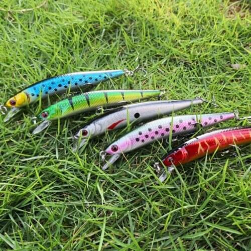 SEALURER Fishing Lure Minnow 10 CM 8.2G Crankbait 3D Eyes Gorgeous color Plastic Artificial Hard Lure Lifelike Bait