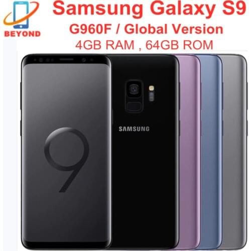 Samsung Galaxy S9 G960F 4GB RAM 64GB Global Version LTE Octa Core 5.8" ROM NFC Exynos Original Unlocked Mobile Phone