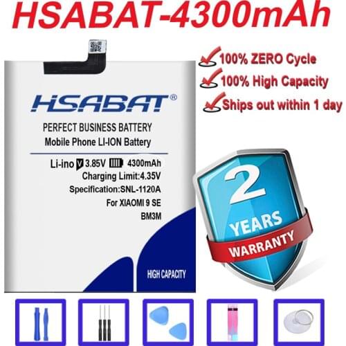 Top Brand 100% New 3400mAh BM3M Battery for Xiaomi 9 Se / Mi9 SE in stock