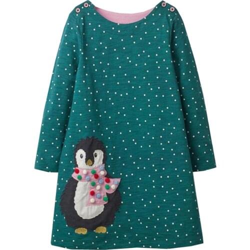 VIKITA Kids Autumn Dress for Girls Children Sequined Dress Girls Butterfly Dresses Toddlers Kids Long Sleeve Cotton Vestidos