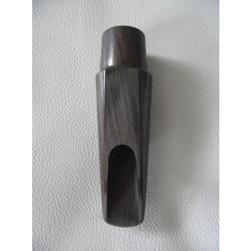 Excellent ebony wood Alto saxophone mouthpiece # 6 good Materials & tone
