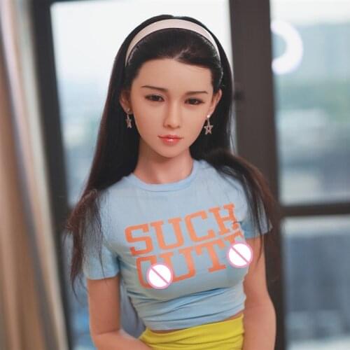 JYDoll 157cm Japanese Realistic Sex Doll Anal Oral Vagina Lifelike Love Doll Silicone Head With Implanted Hair TPE Body