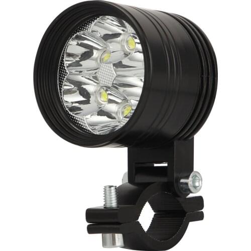 1PCS Super Bright White Motorcycle 60W LED Spotlight Headlight Waterproof Spot Head Lamp Driving Fog Light 6000K