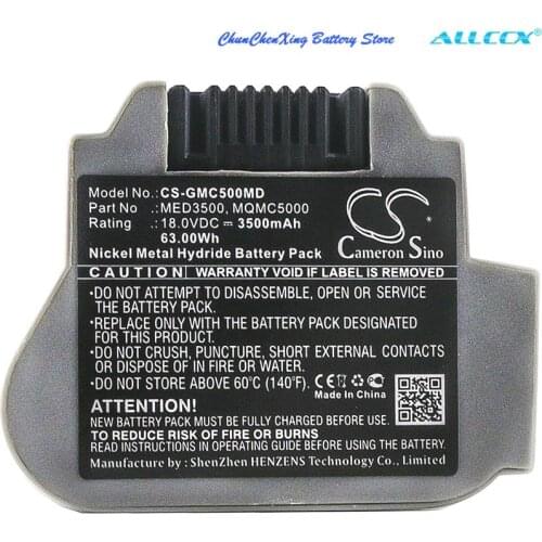 Cameron Sino 3500mAh Medical Battery for GE MAC 3500, MAC 5000, MAC 5500, MAC 5500 HD, MAC Pac, MAC Stress