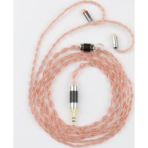 Diy earphone wire mmcx A2DC 0.78MM ie80 im50 2.5mm/3.5mm/4.4mm