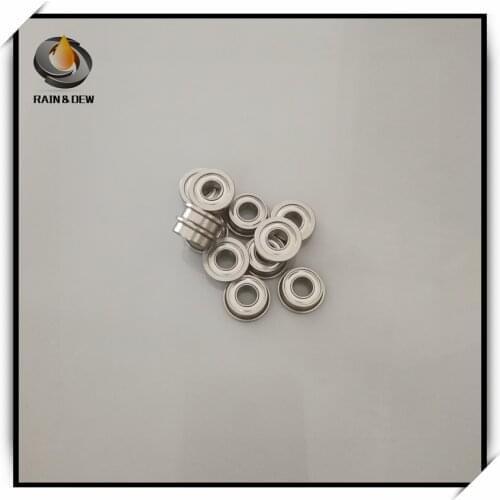 10Pcs 6.35x9.525x3.175 mm FR168ZZ Flange Ball Bearing ABEC-9 fr168