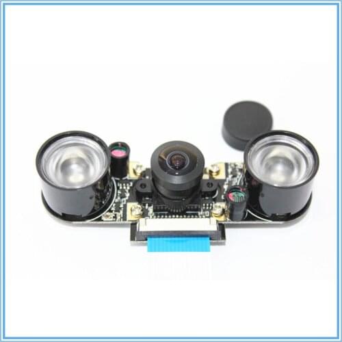 Fisheyes Raspberry Pi 3 Model B+ Plus Camera 160 Degree 5MP Night Vision Camera + Infrared Light Wide Angle RPI Camera
