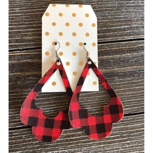 Handmade Leather Earring Wooden Cutting Die Leathercraft DIY Cutter Pendant Decor Cutting Tool for Leather Fabric Customized