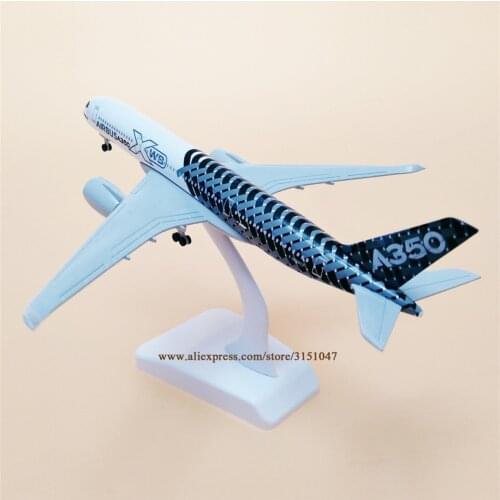 20cm Air Prototype Airbus 350 A350 Airlines Plane Model Alloy Metal Diecast Model Airplane Aircraft Airways Kids Gift
