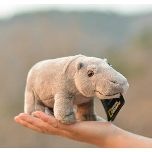 Real Life Hippo Plush Toys Stuffed Animal Toy Soft Lifelike Hippopotamus Dolls Kids Toys