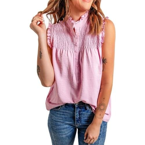 Owner Girl Stand-up Collar Blouses