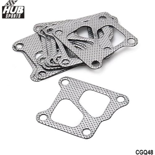 GASKET FOR MITSUBISH EVO 4 5 6 7 8 9 4G63 TD05 MANIFOLD TO TURBO GASKET HU-CGQ48