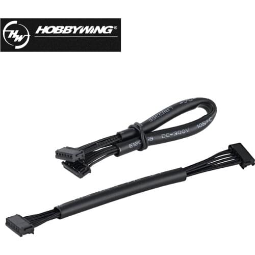 Hobbywing 80mm/120mm/200mm/300mm/400mm Sensor Harness Cable Hall Sensor Cable For Xerun Series Sensored BL Motor Toys