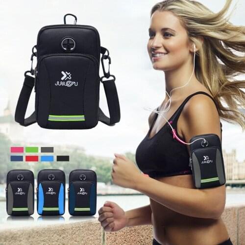 Universal 6'' Waterproof Sport Bag Running Jogging Gym Arm Band Mobile Phone Bag Case Cover Holder for iPhone Samsung