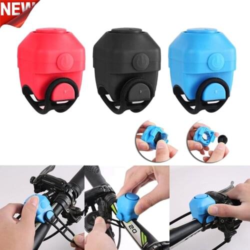 Bicycle Bell 130db Warning Waterproof Cycling Bike Bells Electric Siren Bicycle Handlebar Alarm Ring Bell Cycling Accessories