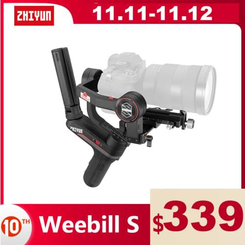 ZHIYUN Official Weebill S Handheld Gimbal 3-Axis Image Transmission Stabilizer for Mirrorless Camera OLED Display New Arrival