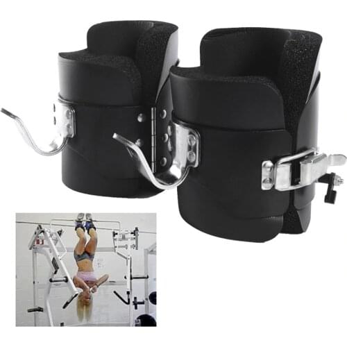 1 Pair Anti Gravity Inversion Boots Therapy Spine Ab Chin Up Gym Hook Hanging Pull Up Bodybuilding Fitness Handstand Shoes