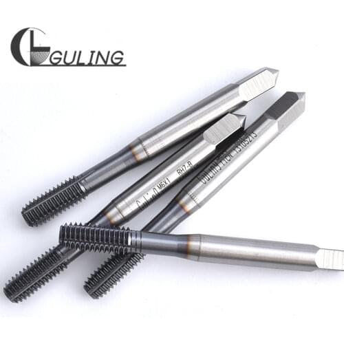 10PCS HSSE With Ticn Forming Tap UNC 2-56 3-48 4-40 5-40 6-32 8-32 10-24 12-24 1/4 5/16 3/8 7/16 1/2 Machine Screw Thread Taps